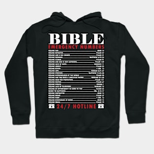 Bible Emergency Numbers Hoodie